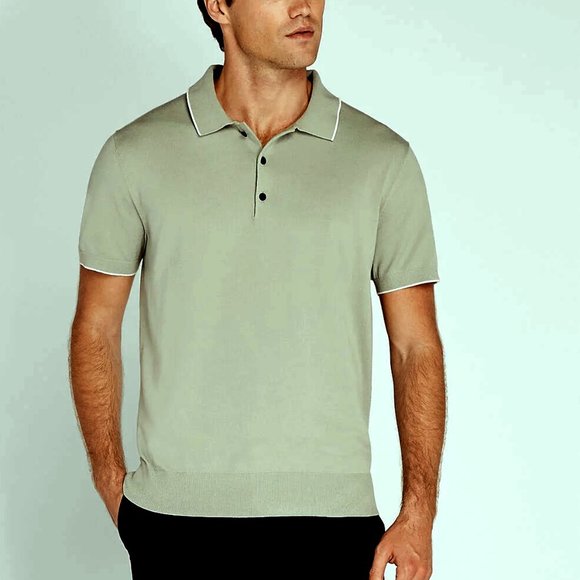 Short Sleeve Tech Polo - New With Tags - NEVER WORN - Sage